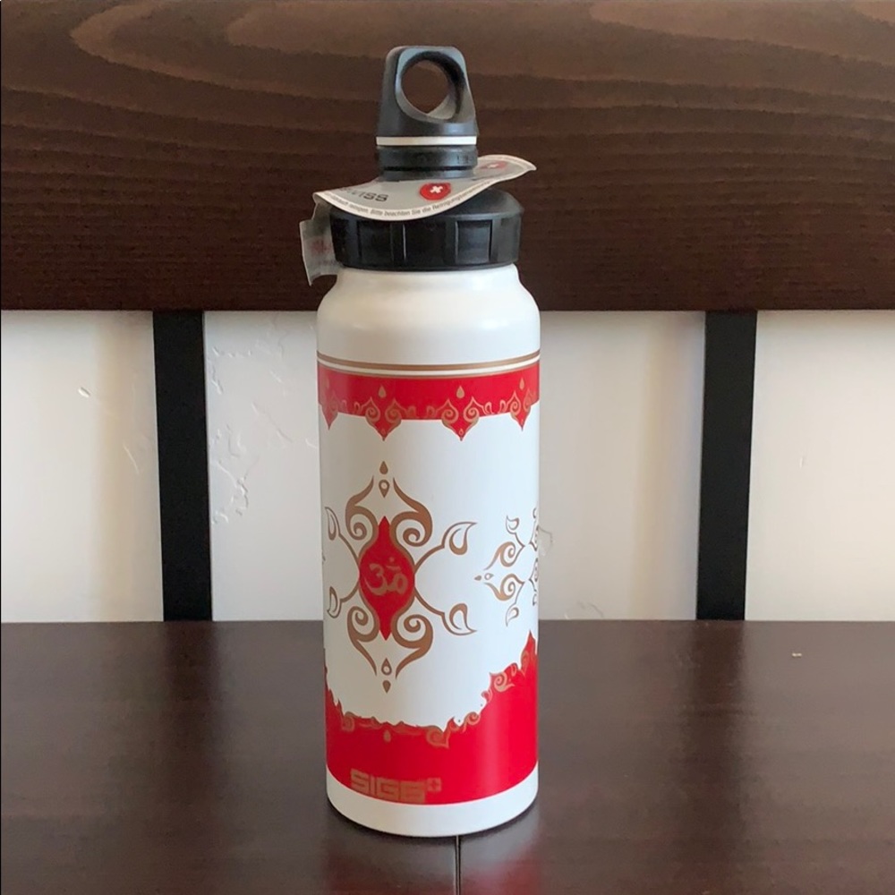 Sigg white wide mouth 1 liter bottle